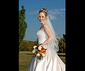 Beautiful bride with flowers